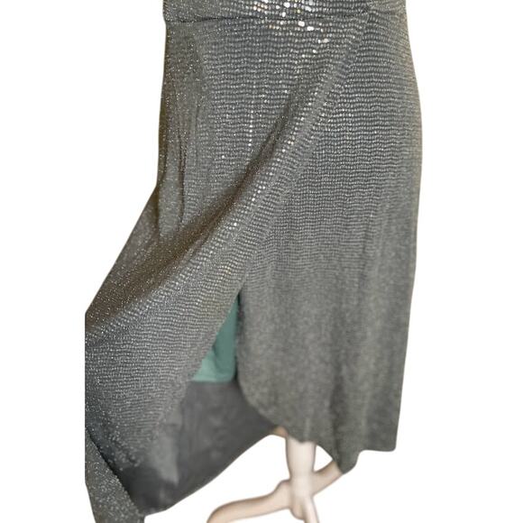 Altar'd State Sequin Faux Wrap Midi Cocktail Dress - Size Medium‎ NWT - Picture 2 of 8
